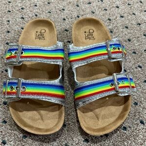 Olivia Miller Rainbow Strap Kids Sandals